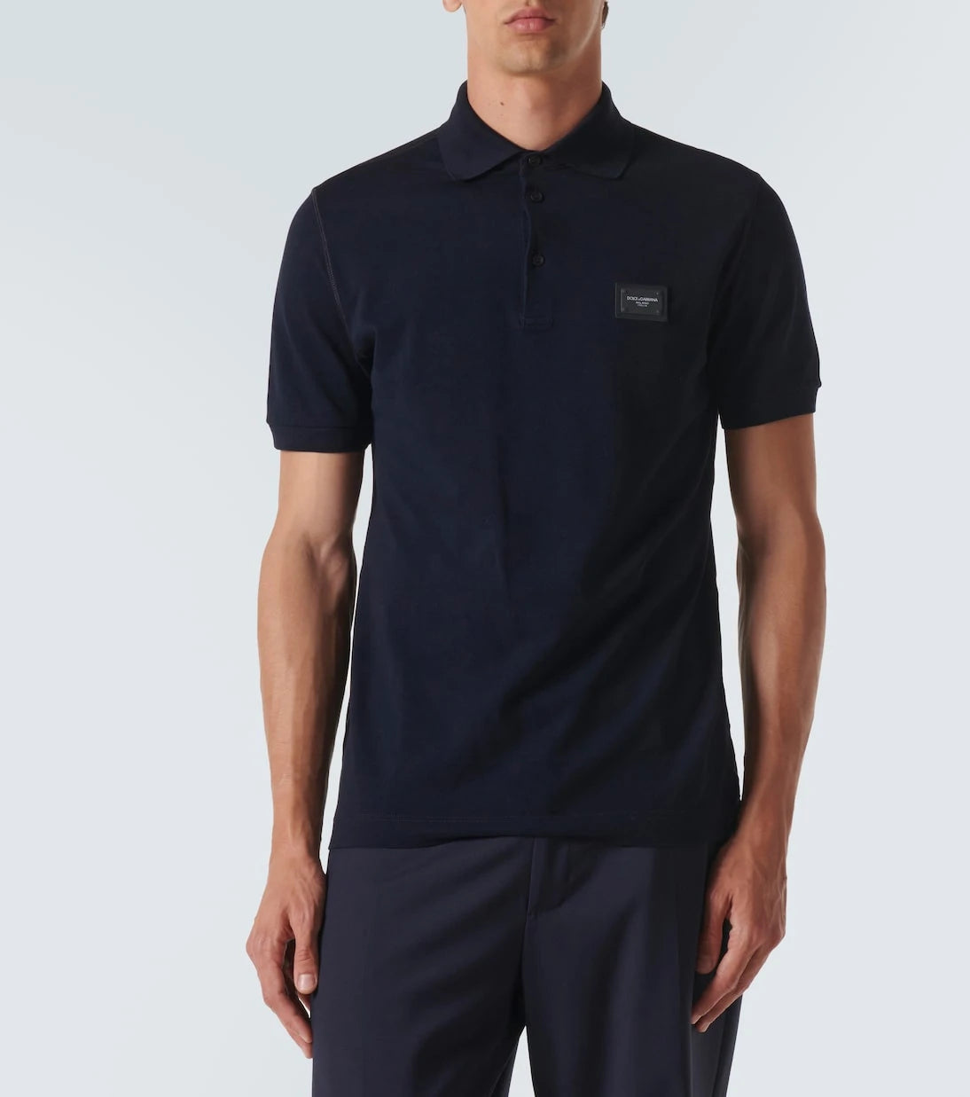 Dolce&Gabbana - Plaque polo shirt