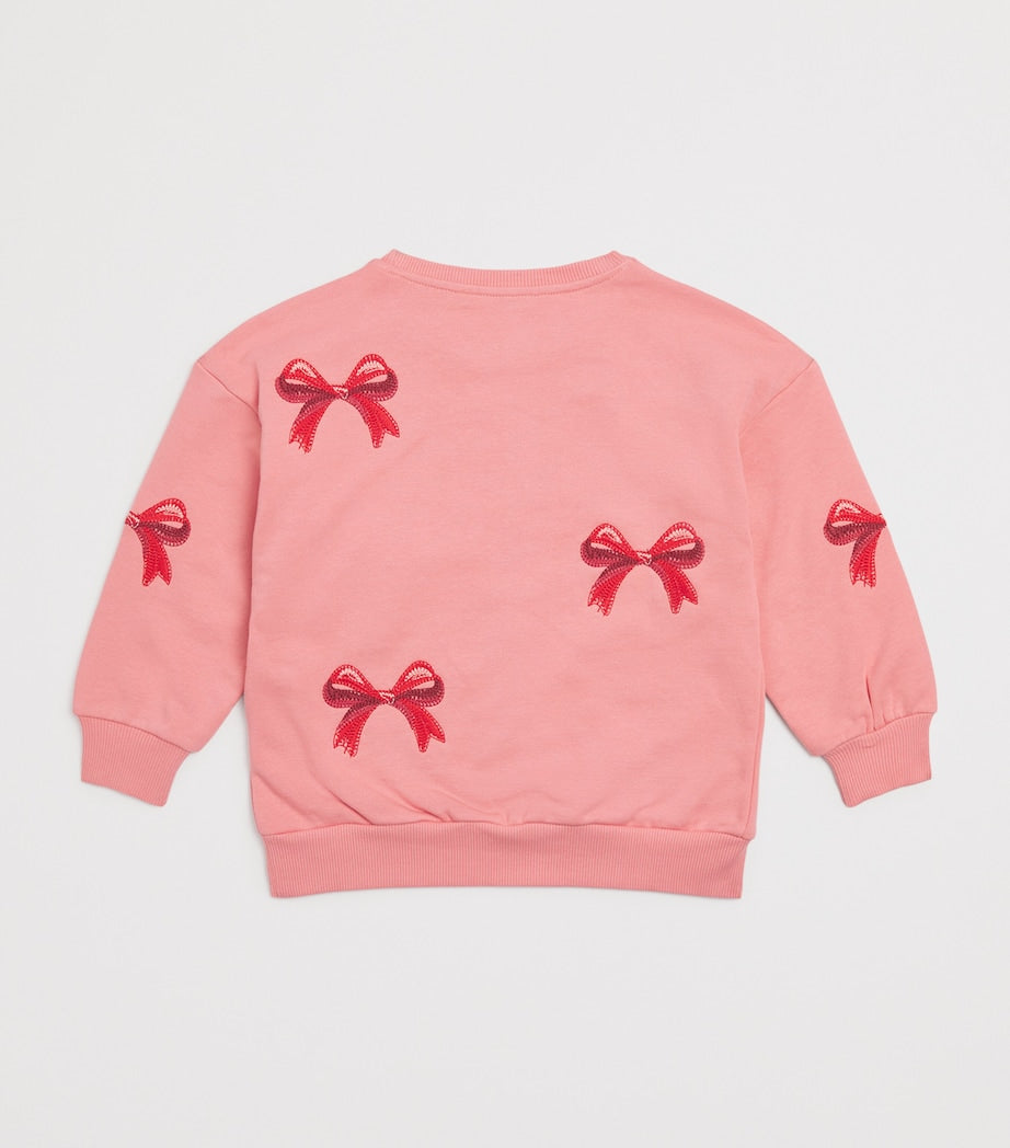 Organic Cotton-Blend Bow Lou Sweatshirt (5-10 Years)