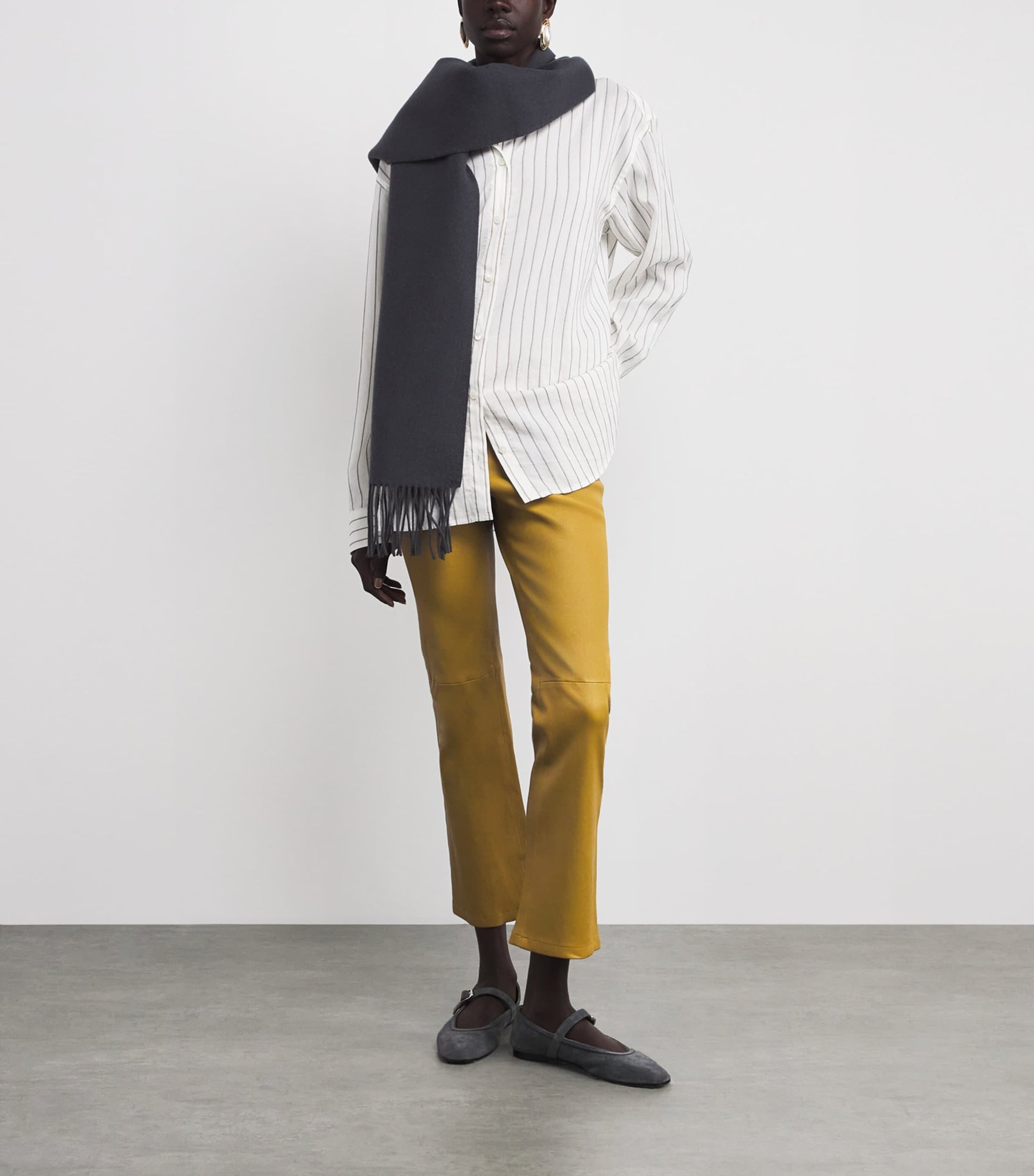 Joseph Lambskin Duke Slim Trousers