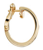 Cartier Yellow Gold and Diamond LOVE Hoop Earrings