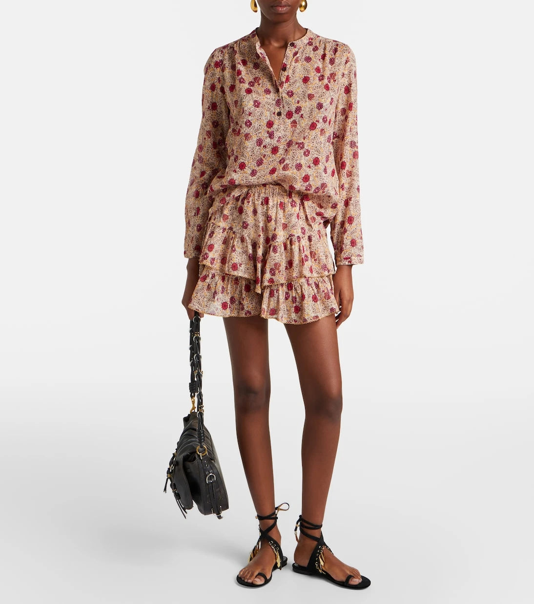 Marant Etoile - Maria printed cotton shirt