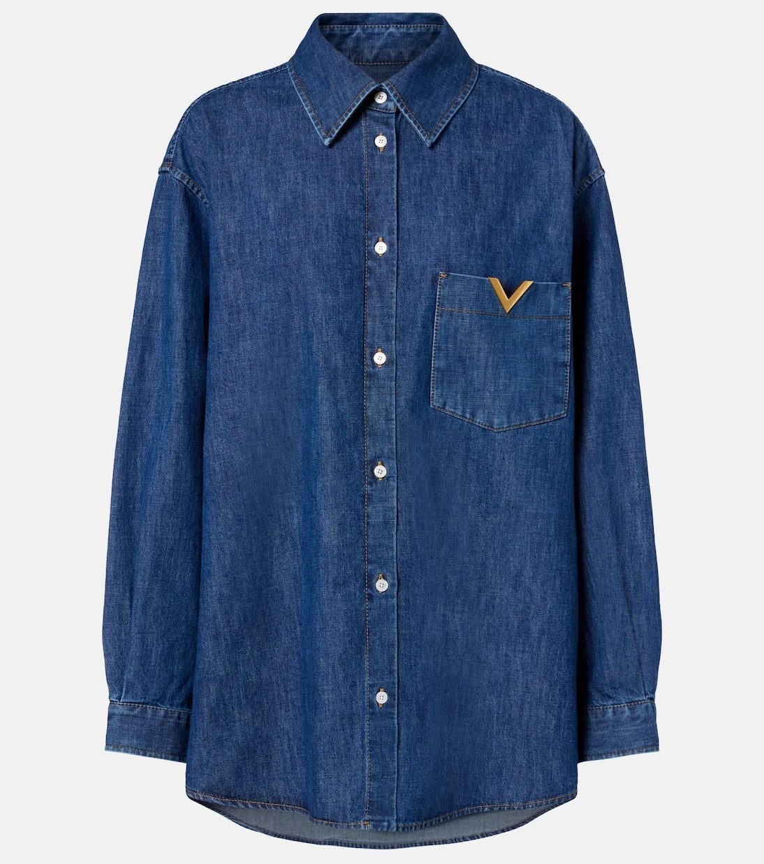 Valentino - VGold chambray shirt