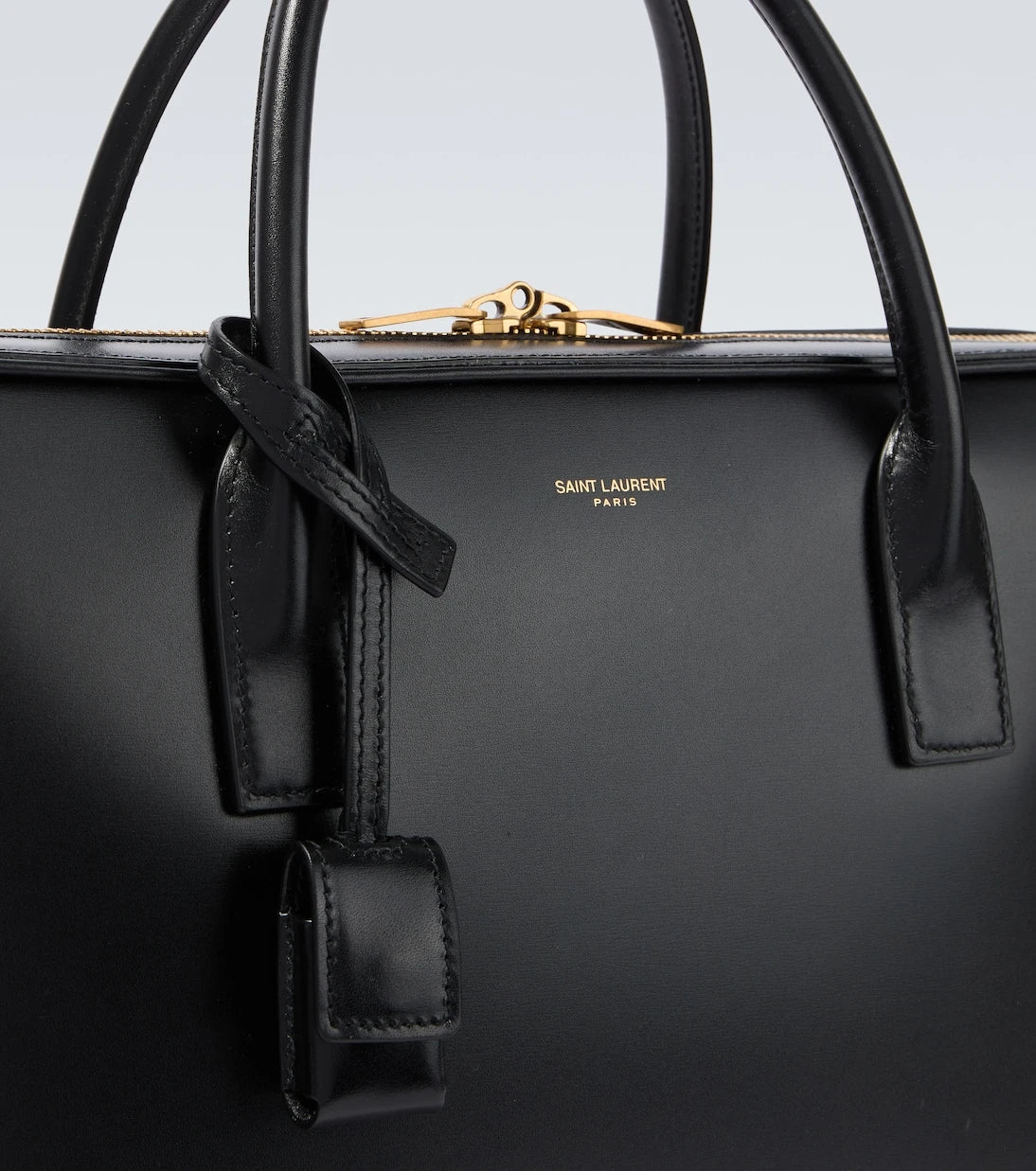 Saint Laurent - Leather briefcase