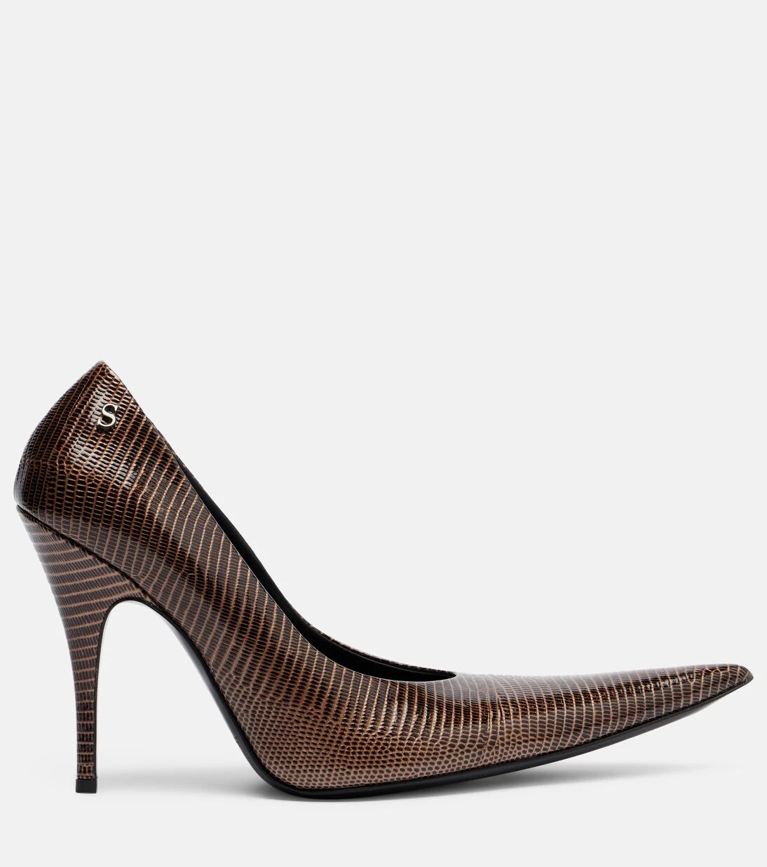 Acne Studios - Bonnie embossed leather pumps