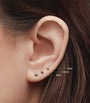 Ball Threaded Single Stud Earring (3mm)