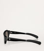 Ferrari Black Acetate Pillow Sunglasses