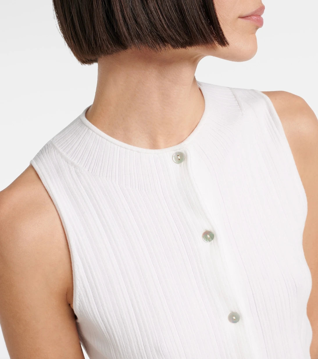 Vince - Ribbed cotton top