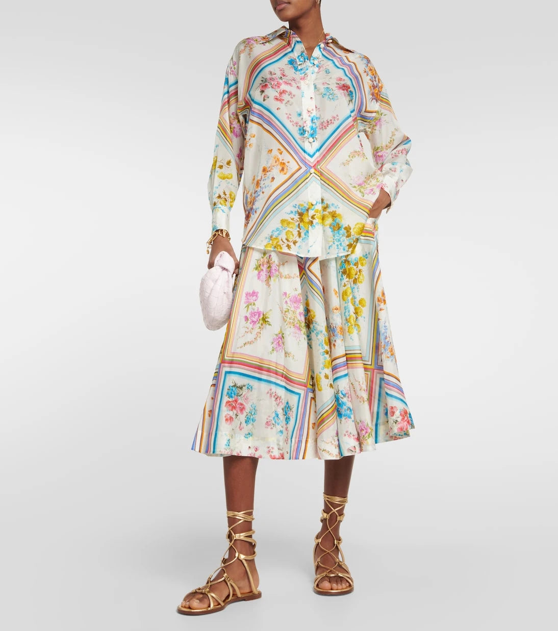 Zimmermann - Halcyon floral silk blouse