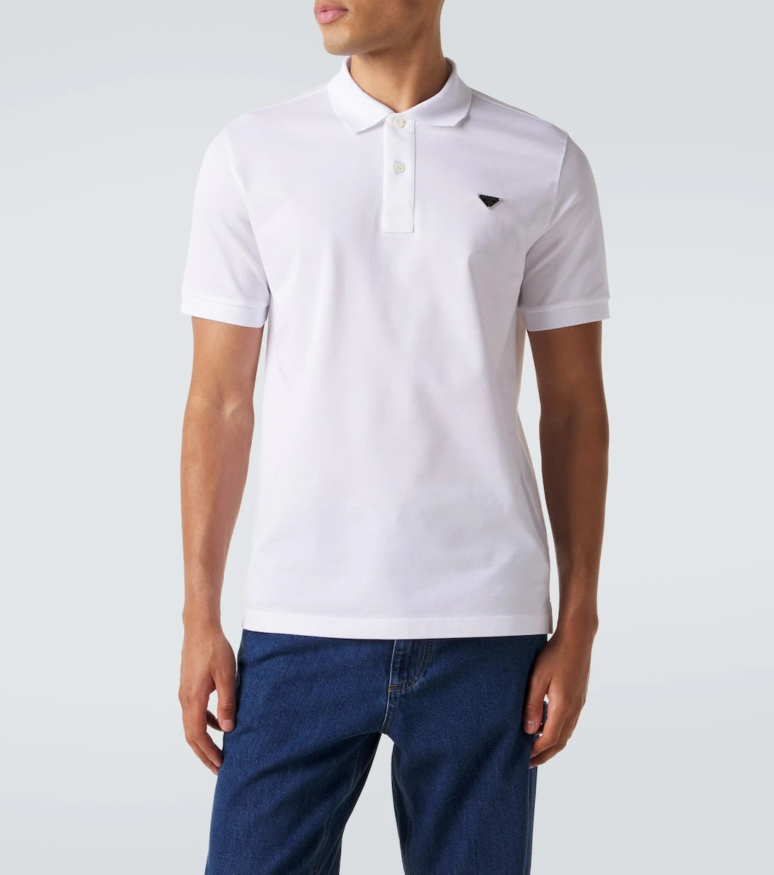 Prada - Cotton piqué polo shirt