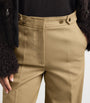 Cotton Wide-Leg Trousers