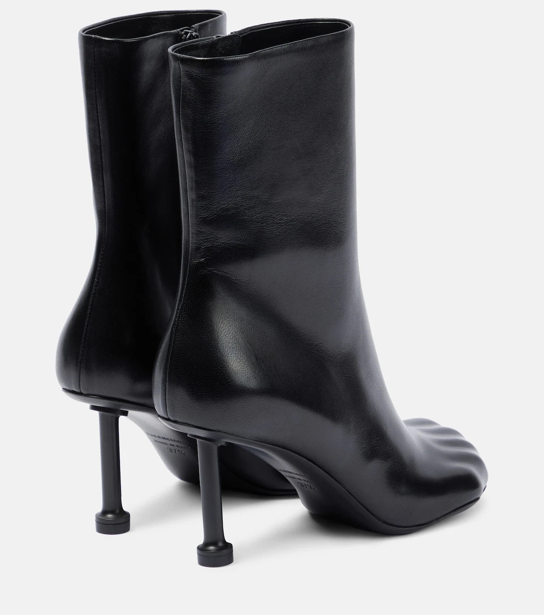 Balenciaga - Leather ankle boots