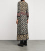 Rixo Green Floral Raven Midi Dress