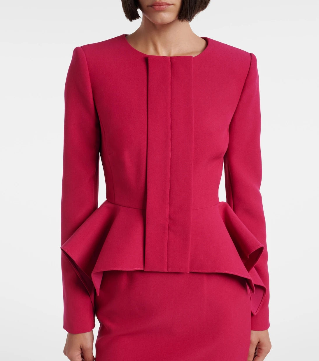Roland Mouret - Peplum krep ceket