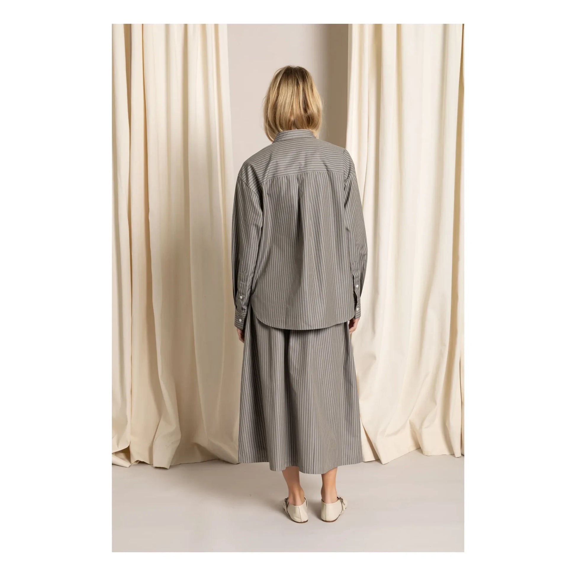Smallable Woman - Kanel Striped Shirt | Grey