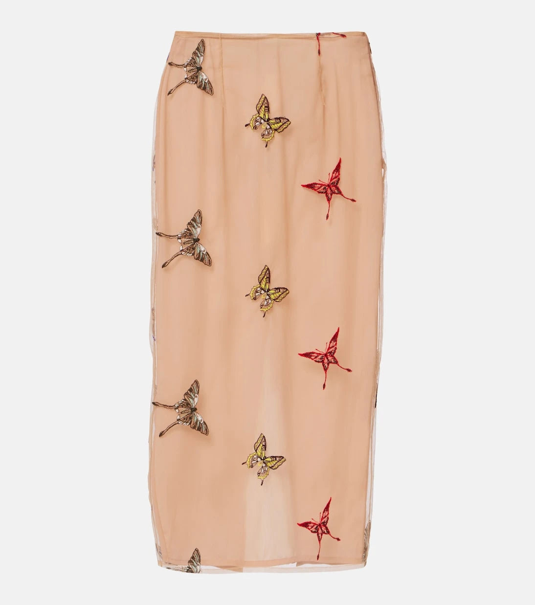 Blumarine - Appliqué midi skirt