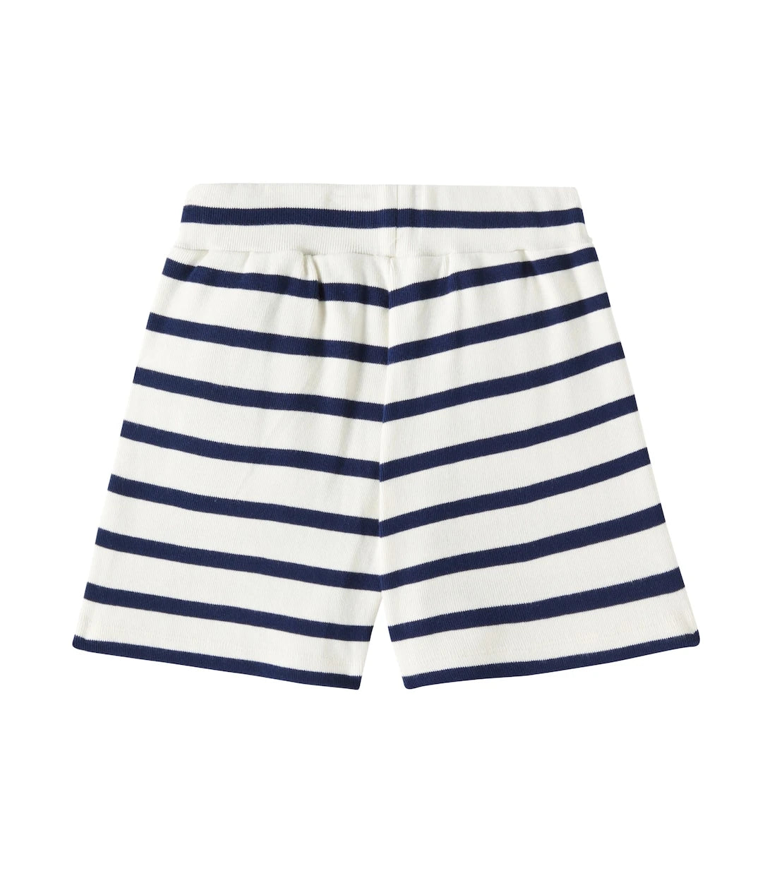 Balmain Kids - Striped cotton-blend jersey shorts