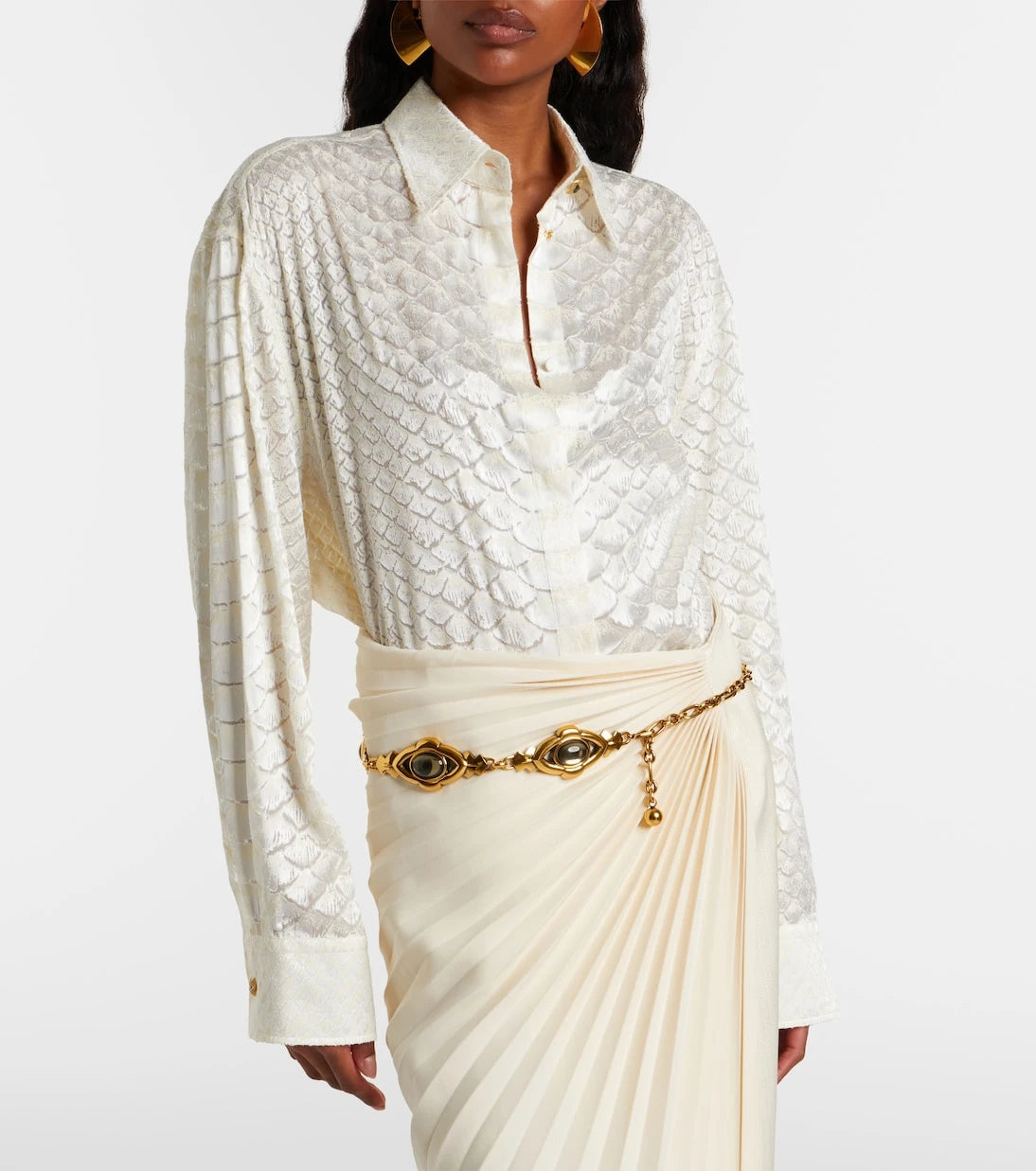 Roberto Cavalli - Snake-print shirt