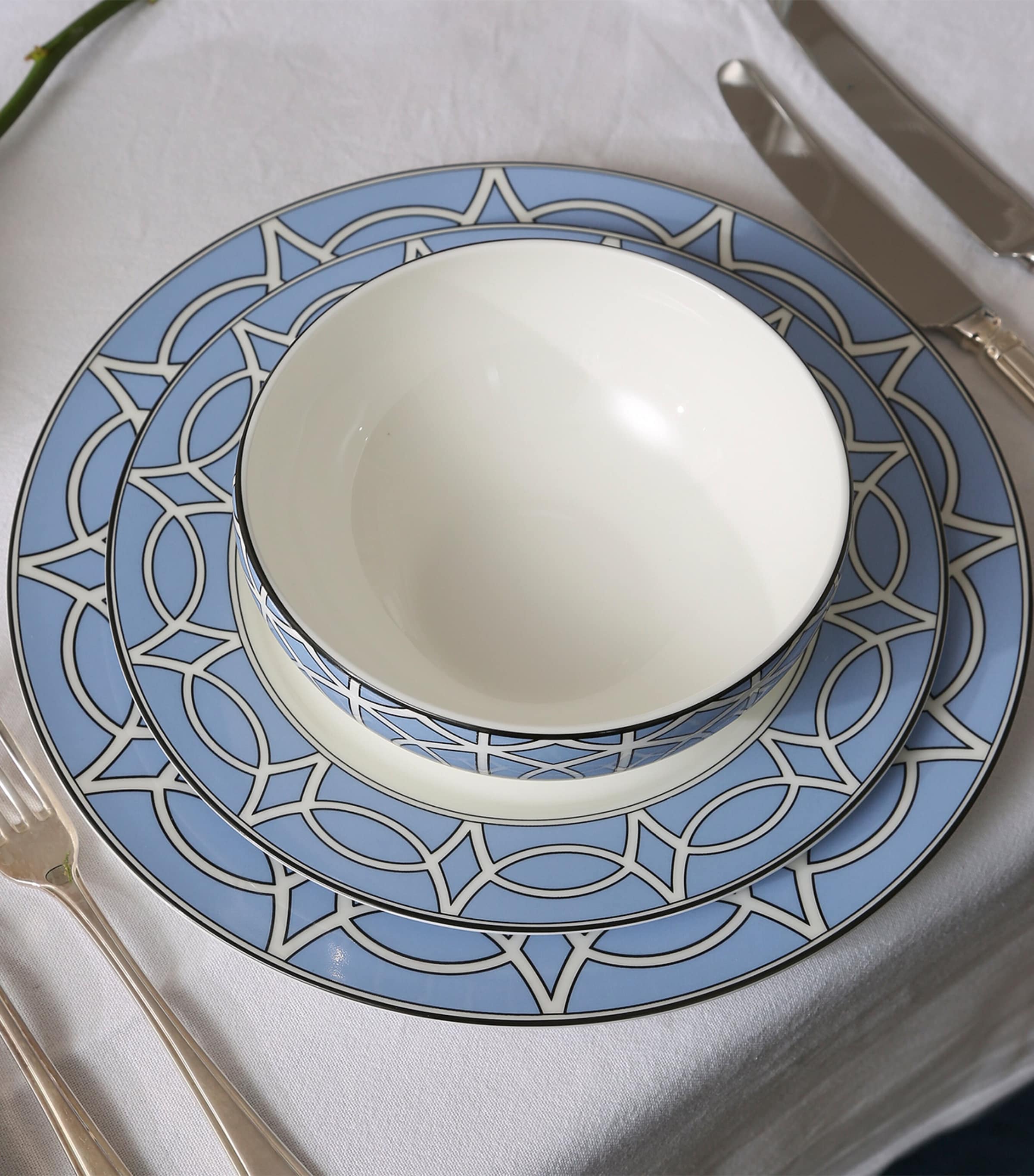 Set of 2 Loop Dessert Plates (21cm)