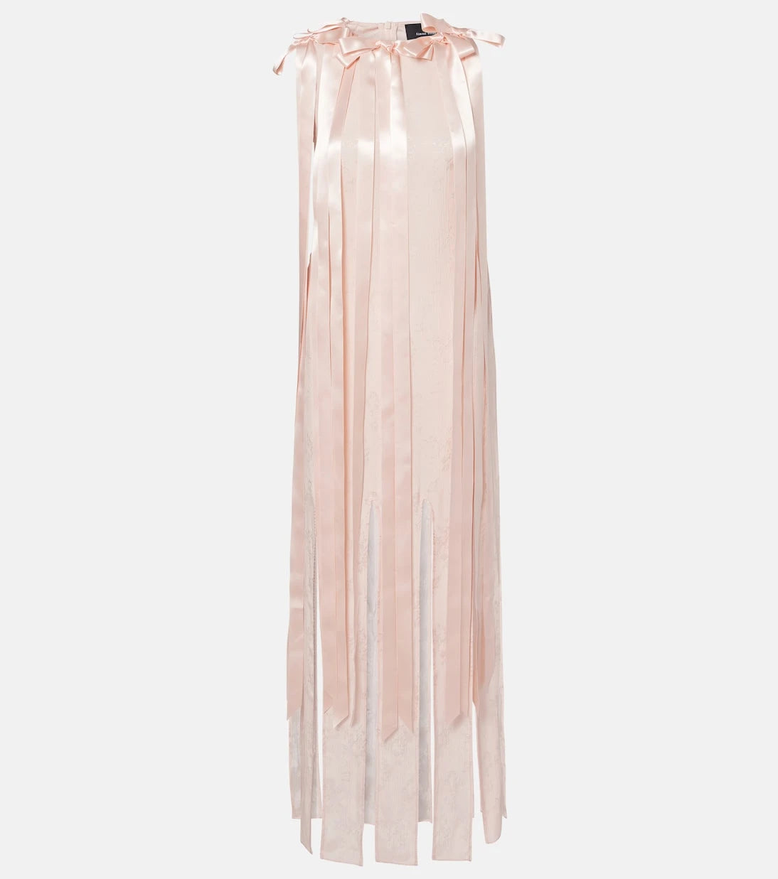 Simone Rocha - Bow-detail floral jacquard maxi dress