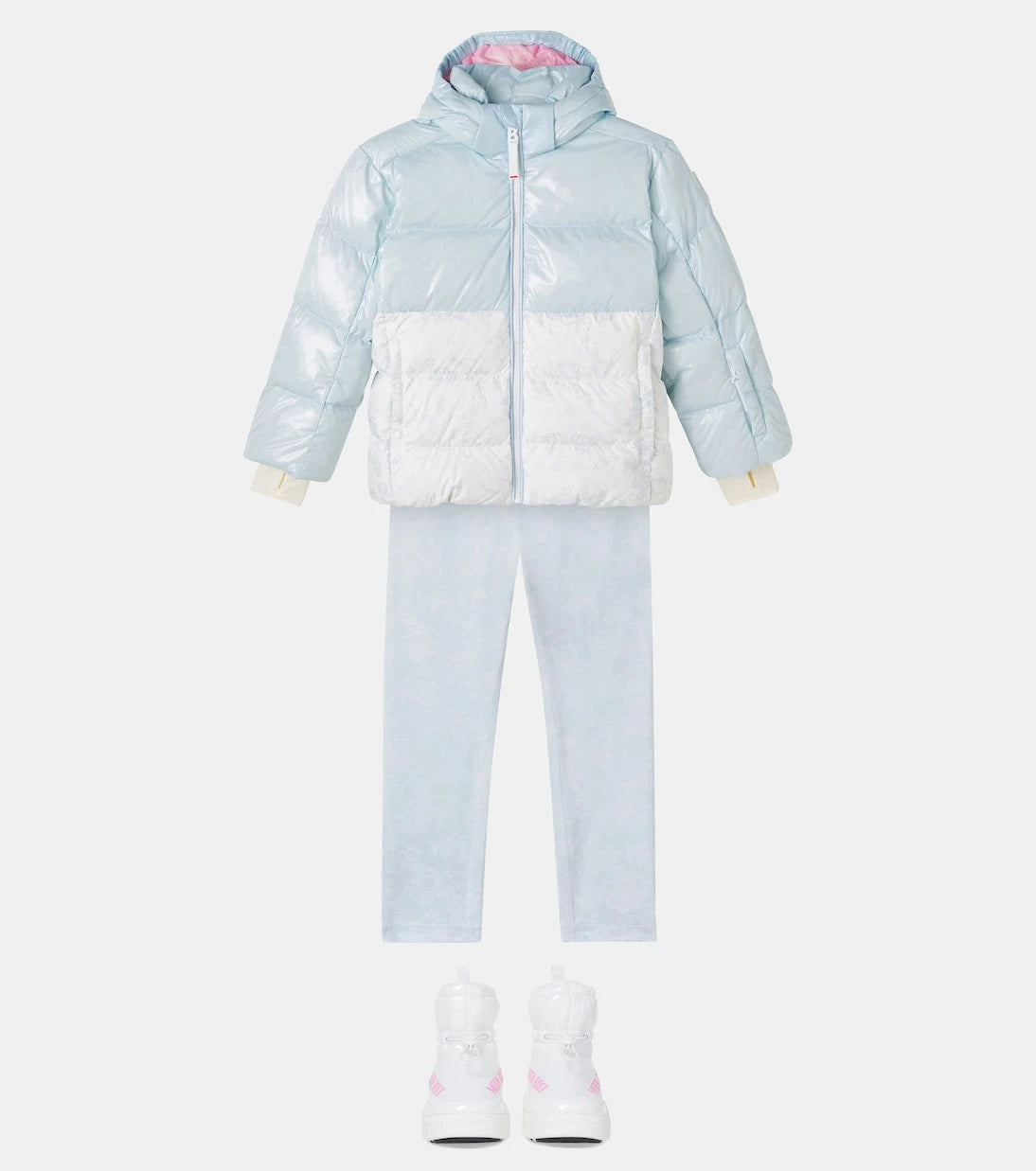 Bogner Kids - x LoveShackFancy Franzi kuş tüyü kayak montu