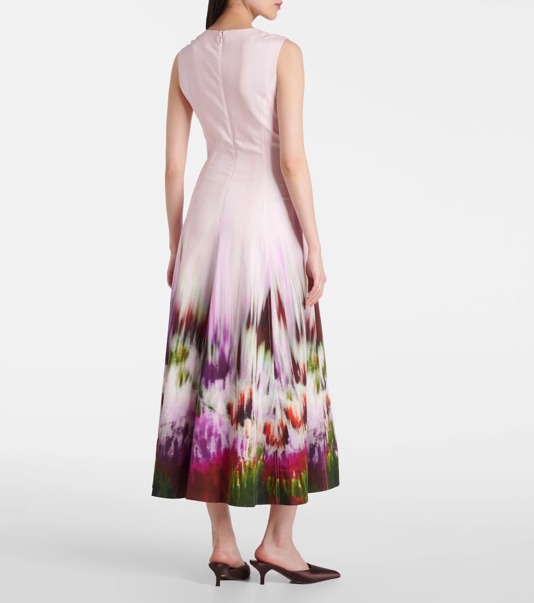 Simkhai - Magnolia cotton and rayon-blend midi dress