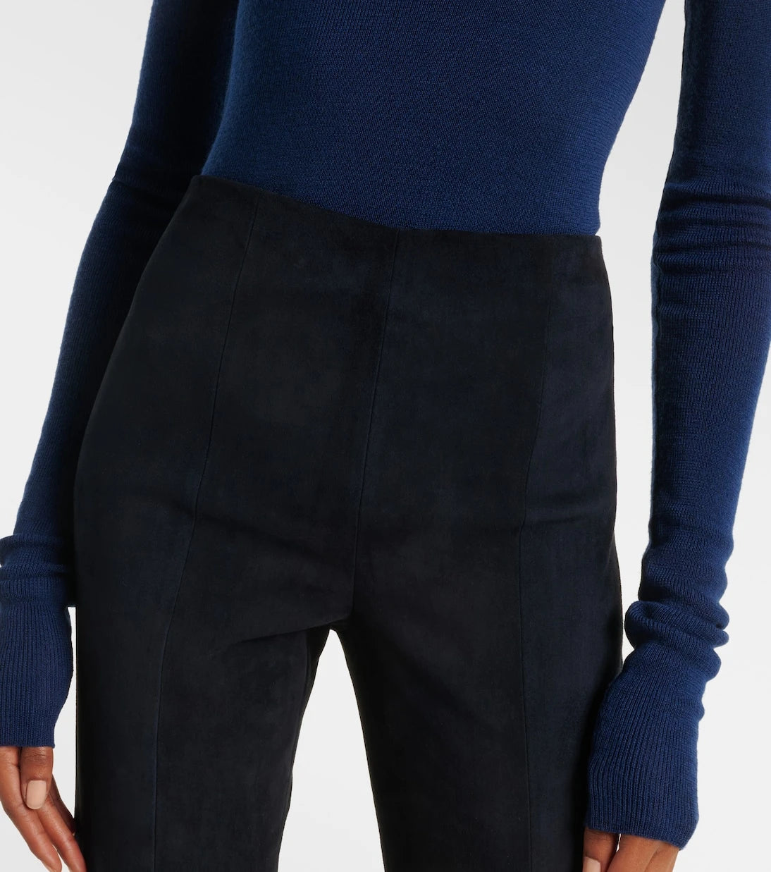 Stouls - Gege suede flared pants