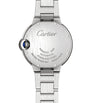 Stainless Steel and Diamond Ballon Bleu de Cartier Watch 33mm