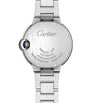 Stainless Steel and Diamond Ballon Bleu de Cartier Watch 33mm