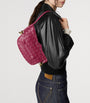 Pink Mini Lambskin Solstice Shoulder Bag