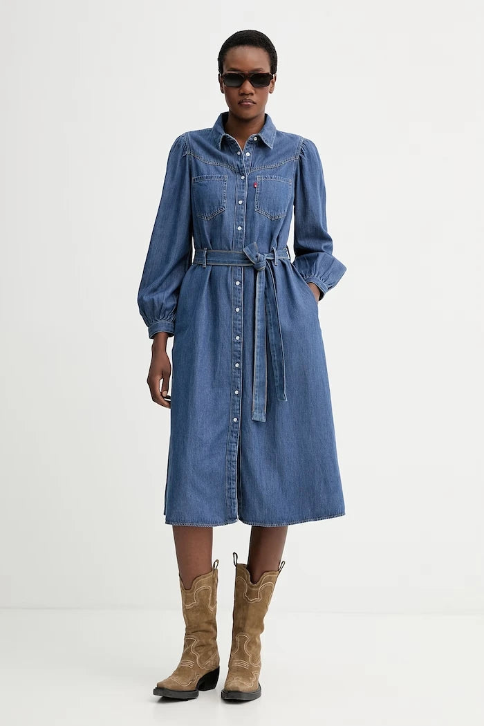 Levi's JOURNEY LS MAXI Kot Elbise