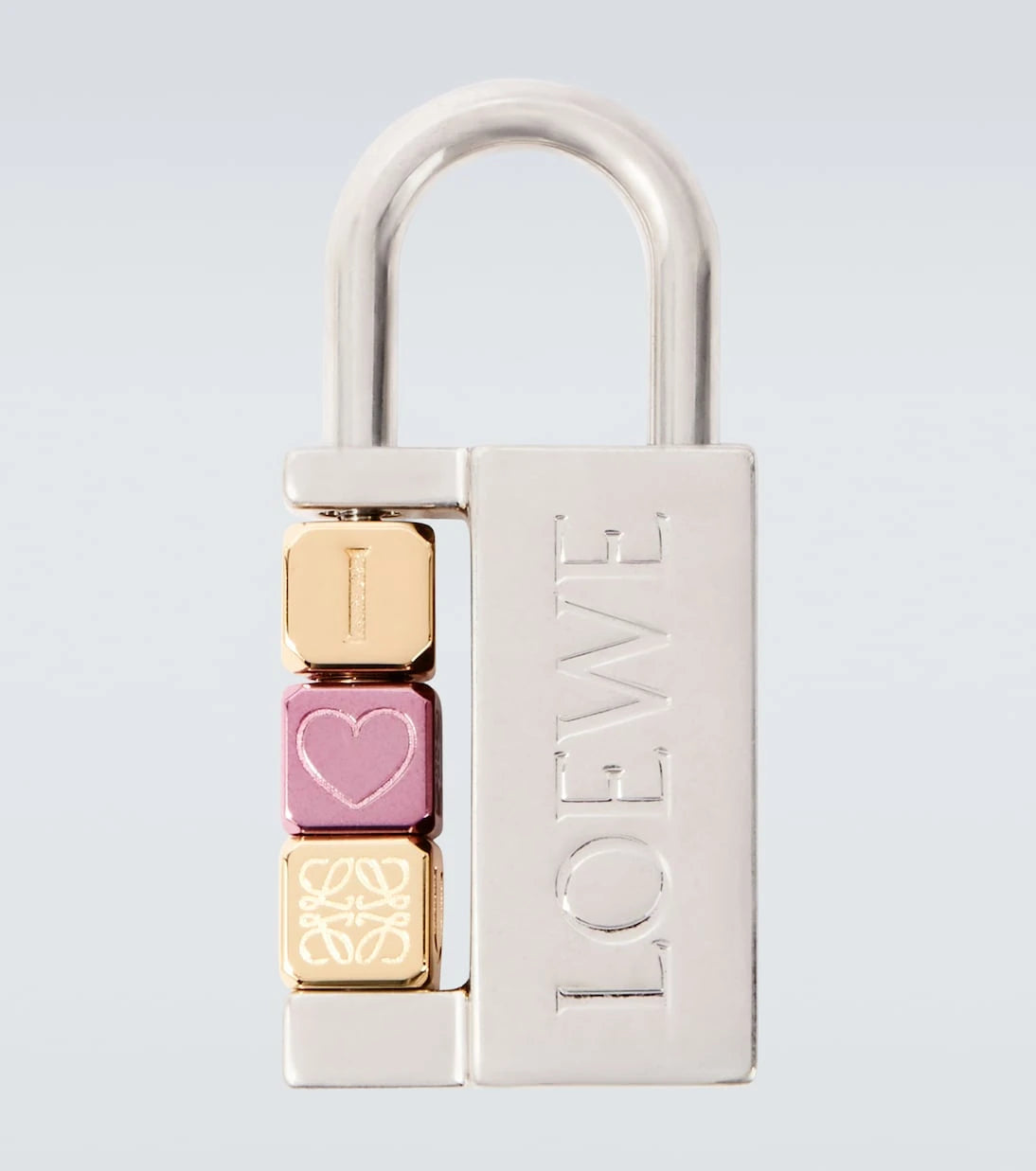 Loewe - Padlock Anagram bag charm