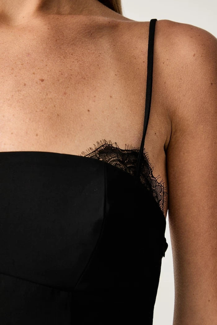 Le Privé viskon elbise JOSSE NOIR