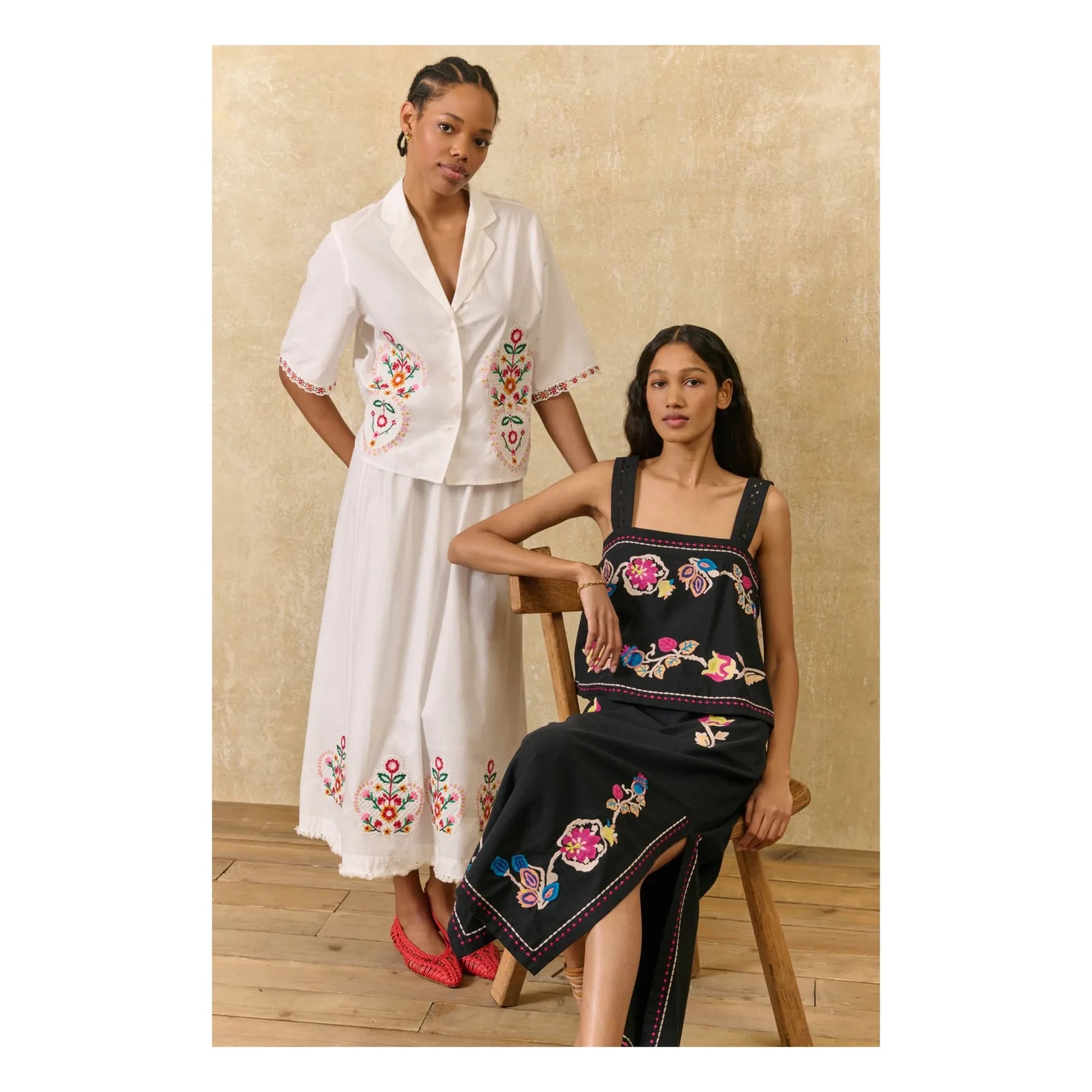 Louise Misha - Phaedra Organic Cotton Top | Black