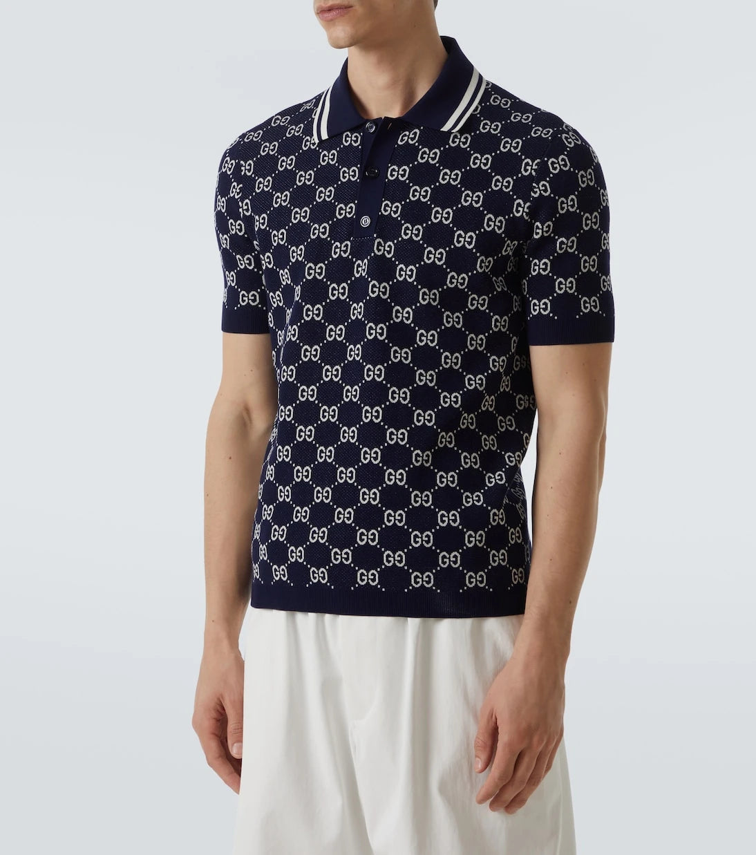 Gucci - Pamuklu polo tişört