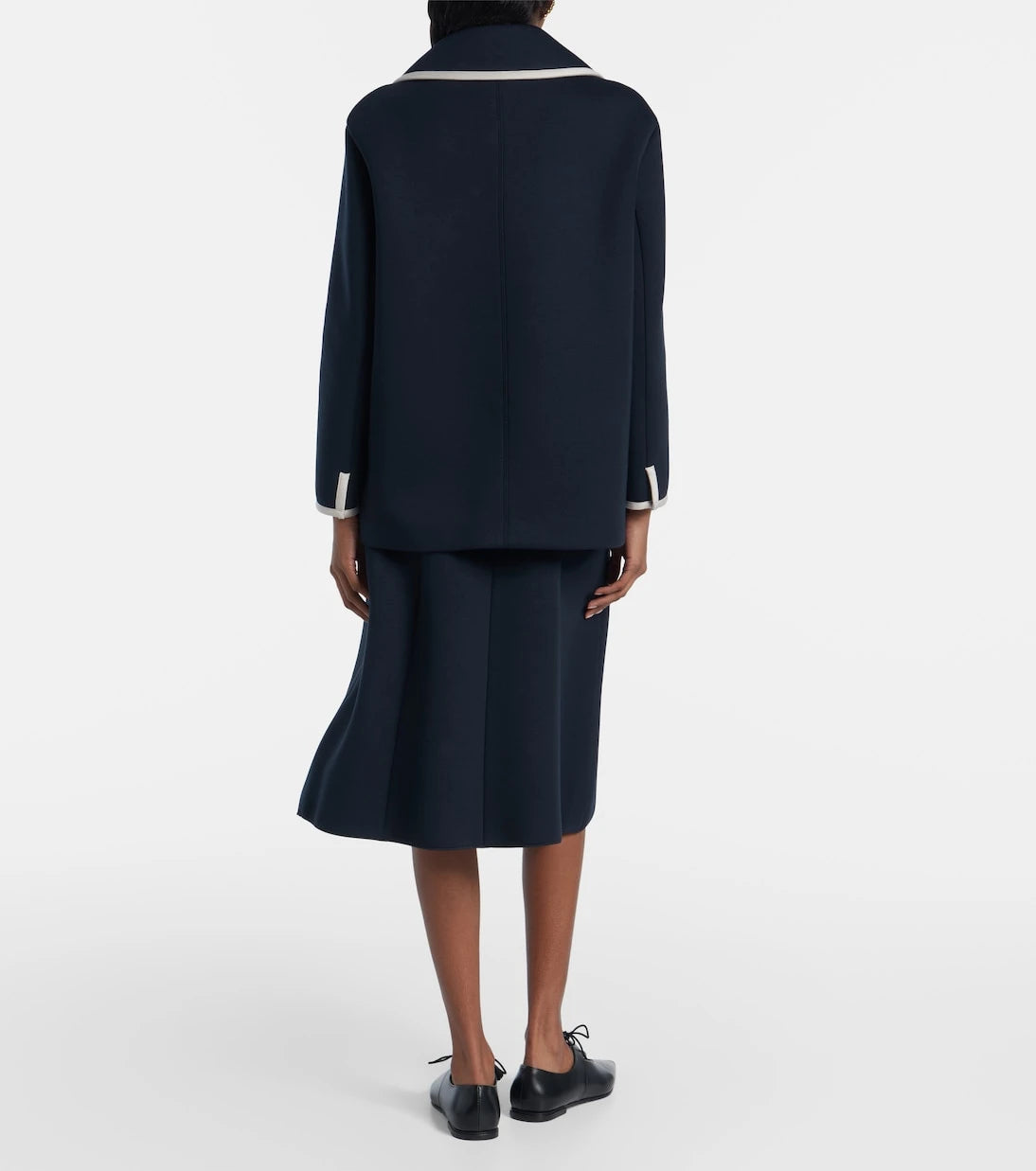 'S Max Mara - بليزر جيرسي بصف أزرار واحد