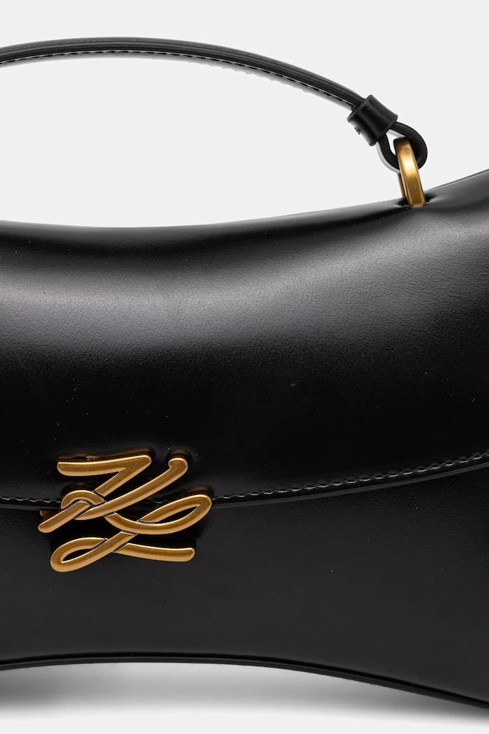 Karl Lagerfeld чанта crossbody дамска от кожа K/AUTOGRAPH