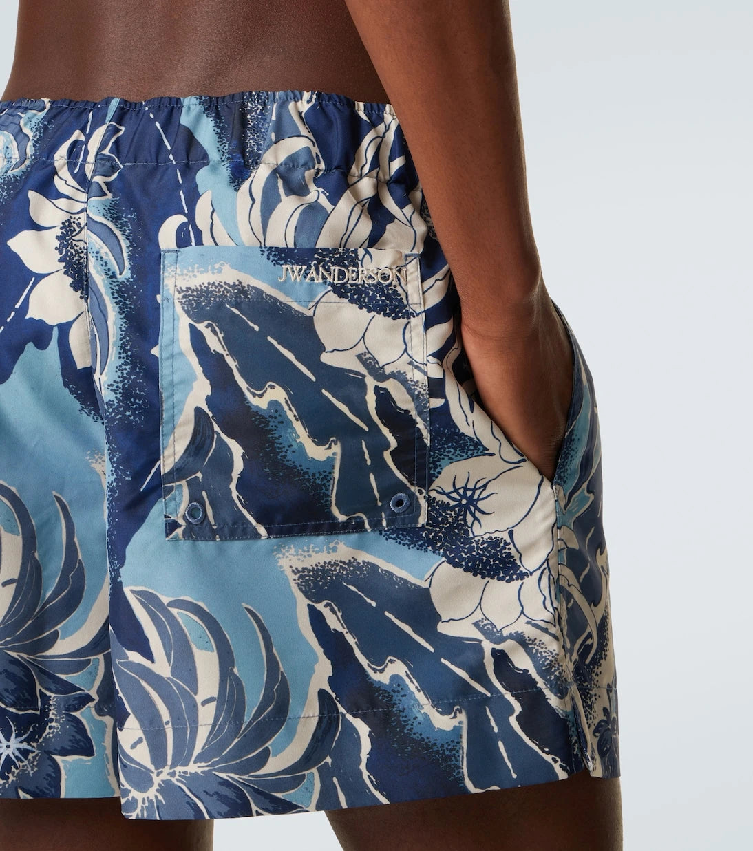 JW Anderson - Floral cotton swim trunks