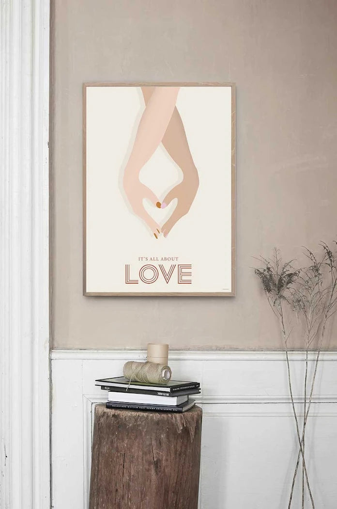 Vissevasse Постер Its All About Love 30x40 cm