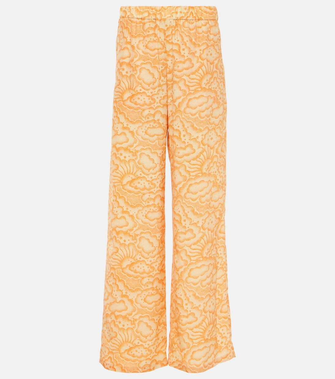 Stella McCartney - Mid-rise silk pants
