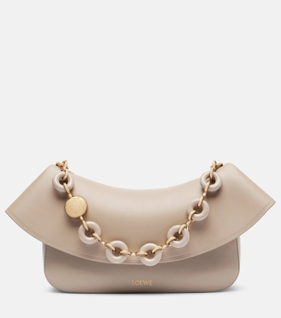 Loewe - حقيبة كتف Ola Medium من الجلد