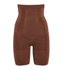 SPANX Brown SPANXsculpt OnCore High-Waist Mid-Thigh Shorts - Firm Control