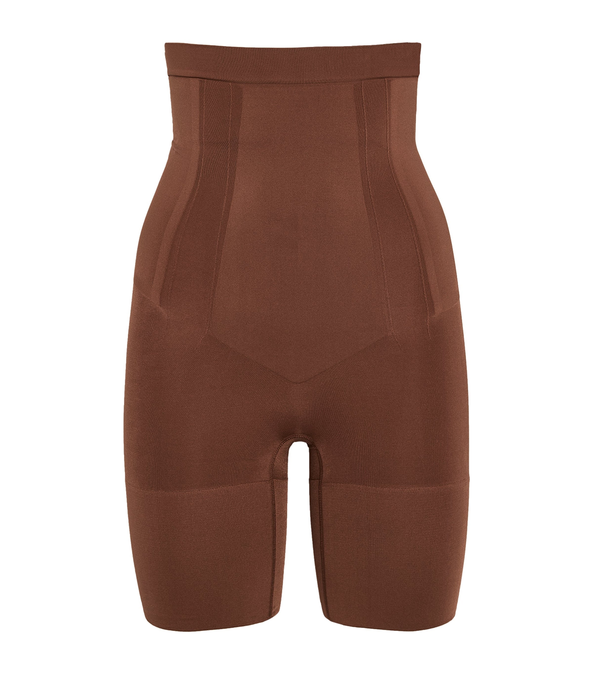 SPANX Brown SPANXsculpt OnCore High-Waist Mid-Thigh Shorts - Firm Control