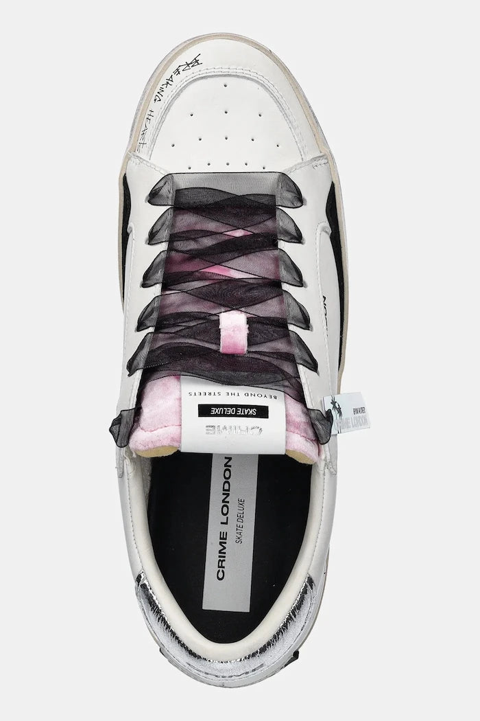 Кожени маратонки Crime London SK8 DELUXE