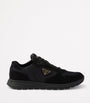 Prada Black Re-Nylon and Suede Prax 2.0 Low-Top Sneakers