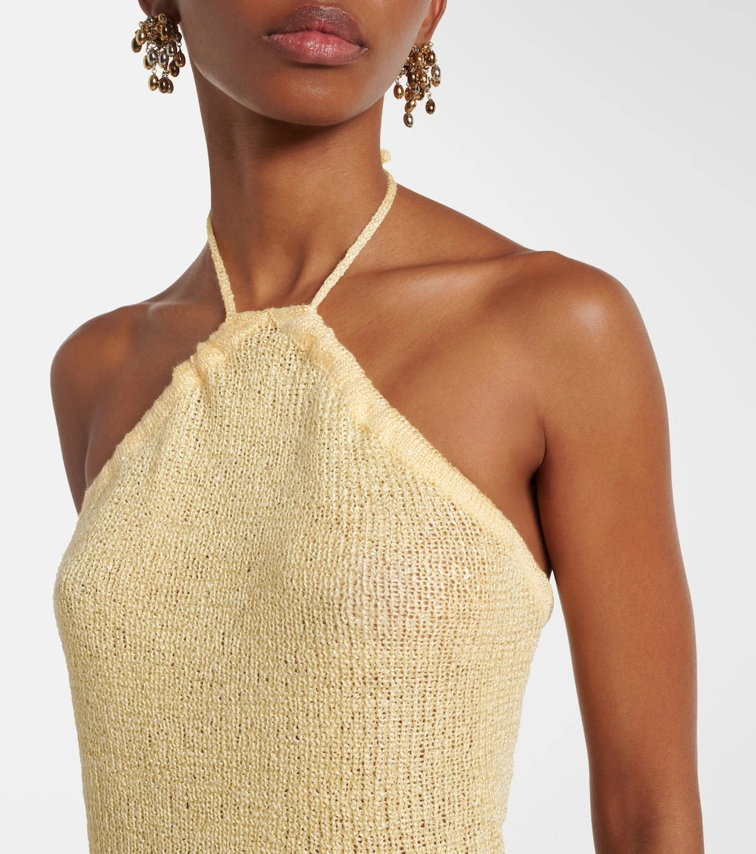 Bananhot - Liz sequined halterneck top