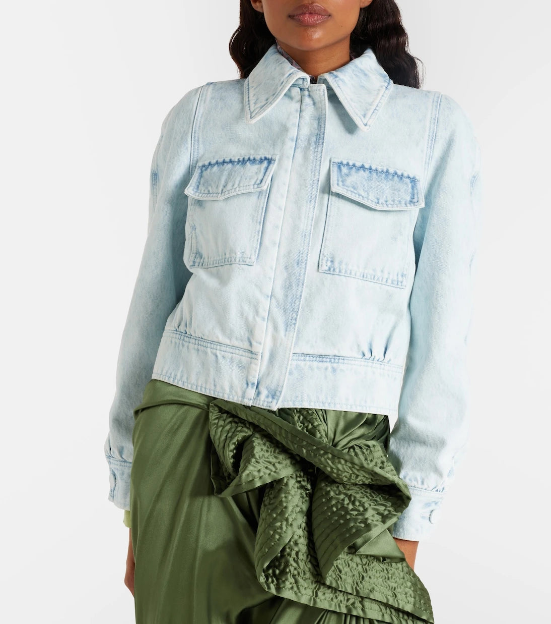 Dries Van Noten - Cropped denim jacket