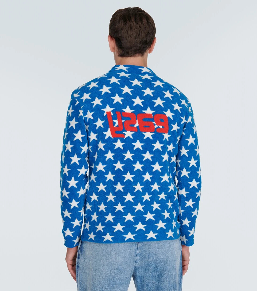 ERL - Printed cotton-blend sweater