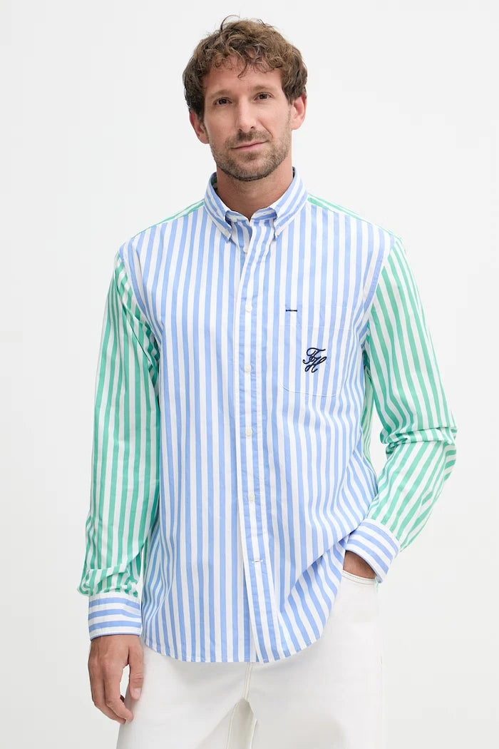 Tommy Hilfiger риза мъжка от памук SUMMER