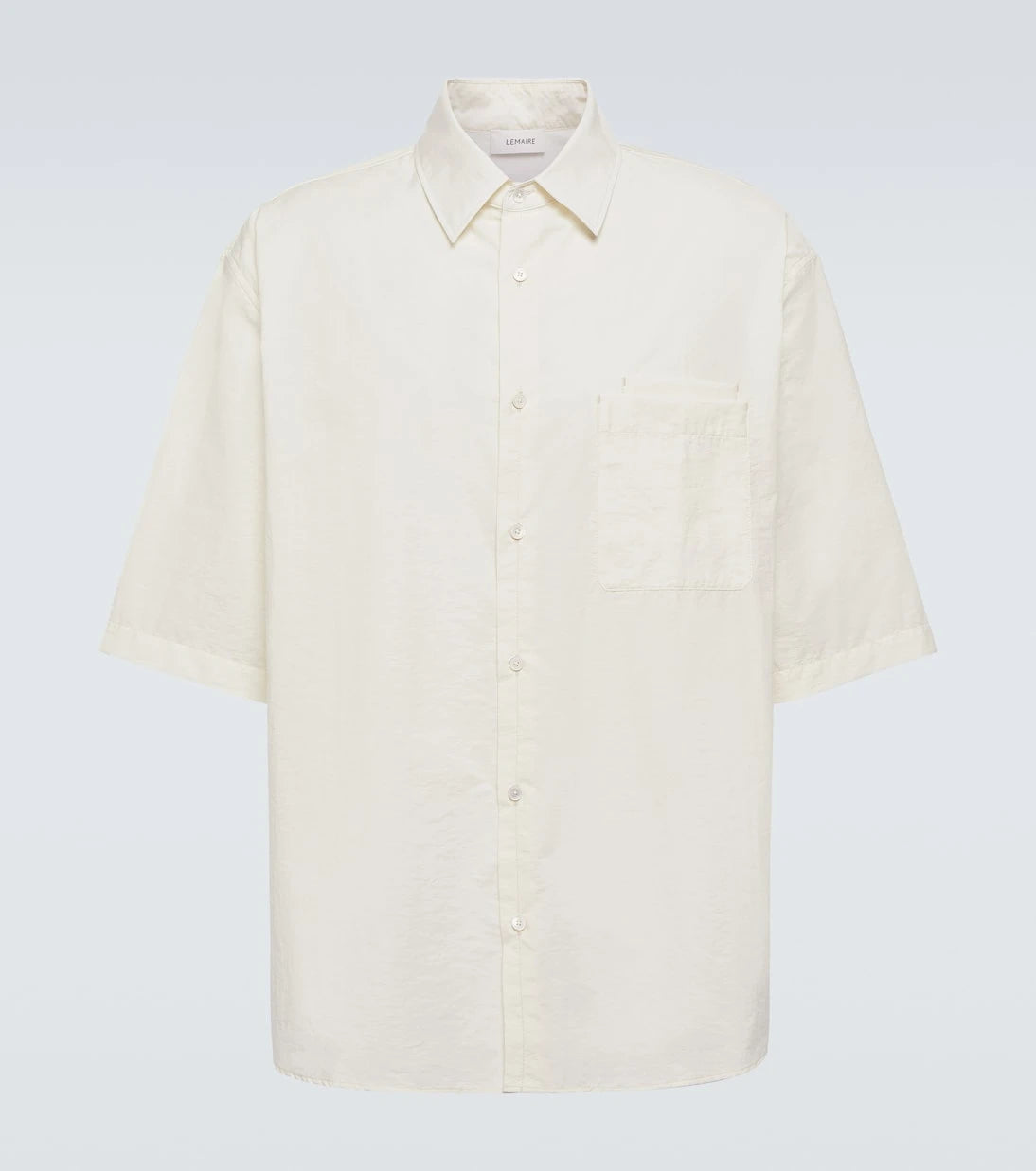Lemaire - Oversized cotton-blend shirt