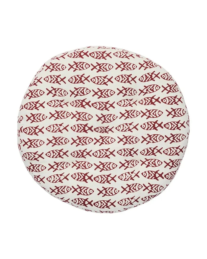 Декоративна памучна възглавница за стол Madam Stoltz 45 cm